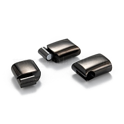316 Surgical Stainless Steel Magnetic Clasps with Glue-in Ends&nbsp;STAS-F269-04B
