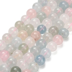 Natural Morganite Beads Strands&nbsp;G-H329-C10-6mm-A