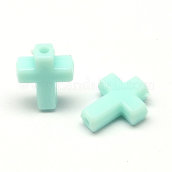 Opaque Acrylic Cross Beads&nbsp;SACR-Q100-M041