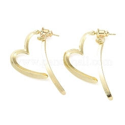 Valentine's Day Alloy Dangle Stud Earrings&nbsp;EJEW-F408-04G