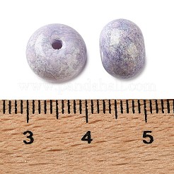 Baking Paint Opaque Glass Beads&nbsp;GL-CBAF5F7-01F