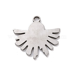 Non-Tarnish 304 Stainless Steel Pendant Cabochon Settings&nbsp;STAS-E169-20P