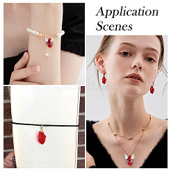 8Pcs 4 Styles Transparent Resin Pendants&nbsp;RESI-TA0005-10