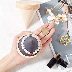 Wood Cone Shaped Necklace/Bracelet Display Stands&nbsp;BDIS-FG0001-03