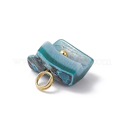 Dyed Natural Shell Chip Charms&nbsp;PALLOY-JF04556