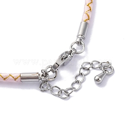 Polyester Cord Braided Bracelet Makings&nbsp;MAK-Z003-01P-23