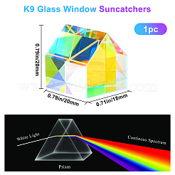 1Pc K9 Glass Window Suncatchers&nbsp;AJEW-BBC0002-28A
