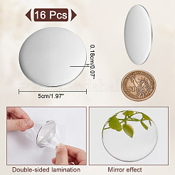 16Pcs 201 Stainless Steel Cabochons&nbsp;FIND-NB0005-30