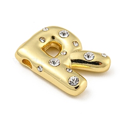 Brass Micro Pave Clear Cubic Zirconia Pendants&nbsp;KK-E093-04G-R
