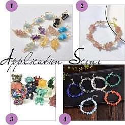 Natural & Synthetic Mixed Gemstone & Glass Chip Beads&nbsp;G-NB0002-07