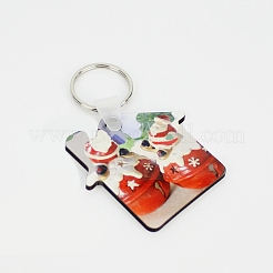 Sublimation Double-Sided Blank MDF Keychains&nbsp;ZXFQ-PW0001-055