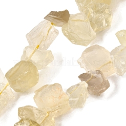 Natural Lemon Quartz(Heated) Beads Strands&nbsp;G-S386-B02