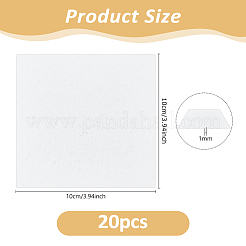 Wood Pulp Cotton Foam Texture Blank Painting Paper&nbsp;AJEW-WH0596-544A