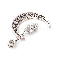 Tibetan Style Alloy European Dangle Charms&nbsp;PALLOY-JF00711