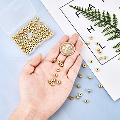 100Pcs Brass Beads&nbsp;KK-FH0002-07