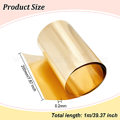 Brass Sheet&nbsp;DIY-WH0033-40LG-01