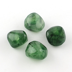 Nuggets Imitation Gemstone Acrylic Beads&nbsp;OACR-R044-M