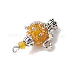 Glass Seed Beaded Pendants&nbsp;PALLOY-MZ01273-03