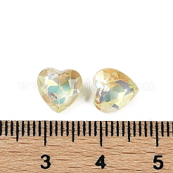 Pointed Back Glass Rhinestone Cabochons&nbsp;GGLA-S003-02F