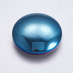 Electroplate Non-magnetic Synthetic Hematite Cabochons&nbsp;G-K237-18B-01
