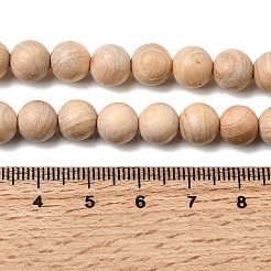 Natural Wood Beads Strands&nbsp;WOOD-B011-01A-6mm