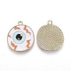 Halloween Theme Alloy Enamel Pendants&nbsp;ENAM-J649-13LG