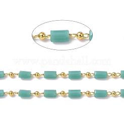 3.28 Feet Handmade Glass Beaded Chains&nbsp;X-CHC-F008-B06
