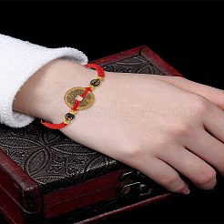 6Pcs Adjustable Nylon Cord Braided Bracelets&nbsp;BJEW-LP0002-80