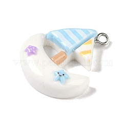 Ocean Theme Opaque Resin Pendants&nbsp;RESI-S403-02B