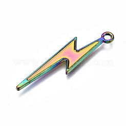 Rainbow Color Alloy Pendants&nbsp;PALLOY-S180-043-RS