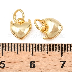 925 Sterling Silver Heart with Horn Charms&nbsp;STER-I024-03G-01