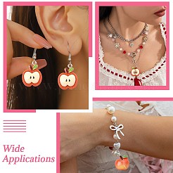 10Pcs Opaque & Transparent Resin Pendants&nbsp;CRES-CJC0011-007P