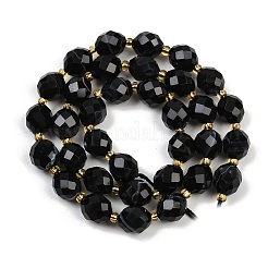 Natural Striped Agate/Banded Agate(Dyed & Heated) Beads Strands&nbsp;G-N342-149I-20