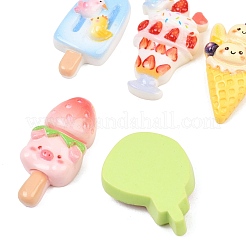 Opaque Resin Enamel Imitation Food Cabochons&nbsp;RE-CBAFAAF-02