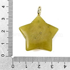 Natural Lemon Jade Pendants&nbsp;G-Z157-01G-06