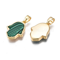 Real 18K Gold Plated Brass Pendants&nbsp;KK-N233-171A-01D