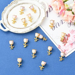 16Pcs 2 Colors Alloy Enamel Pendants&nbsp;FIND-YW0012-35