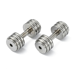 Sports 304 Stainless Steel Beads&nbsp;STAS-T076-12P