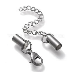 Tarnish Resistant 304 Stainless Steel Curb Chain Extender&nbsp;STAS-K195-29P-04