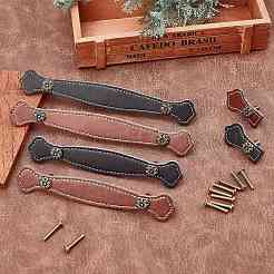 PU Leather Drawer Handles&nbsp;FIND-WH0052-49A