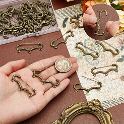 30Pcs Alloy Brooch Findings&nbsp;FIND-PH0027-21AB