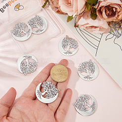 8Pcs 304 Stainless Steel Pendants&nbsp;STAS-BBC0008-64