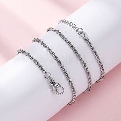Brass Rope Chains Necklaces for Women&nbsp;NJEW-D302-03P