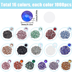 16 Colors  Resin Flat Back Cabochons&nbsp;CRES-SC0002-82