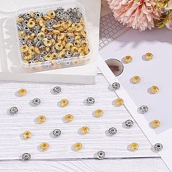 200Pcs 2 Colors Tibetan Style Alloy Beads&nbsp;FIND-AR0004-83