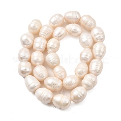 Natural Cultured Freshwater Pearl Beads Strands&nbsp;PEAR-I007-01H-01A