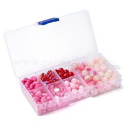 206Pcs 8 Style Acrylic Beads Sets&nbsp;OACR-LS0001-02