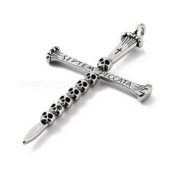 Tibetan Style Alloy Pendants&nbsp;TIBE-L012-040AS-11