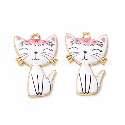 Alloy Enamel Pendants&nbsp;ENAM-M046-10G-D