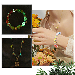 60Pcs 10 Colors Handmade Luminous Inner Flower Lampwork Beads&nbsp;LAMP-PH0001-22A